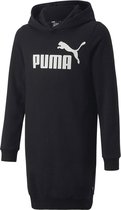 PUMA Essentials Logo Fl Sweatshirt Kinderen - Puma Black - 11-12 jaren