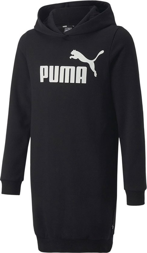 PUMA Essentials Logo Fl Sweatshirt Kinderen - Puma Black - jaren