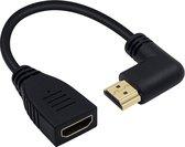 NÖRDIC HDMI-N5028 - Adaptateur HDMI 2.1 - 8K60Hz 4k120Hz - Mâle vers Femelle - Coudé - 15cm