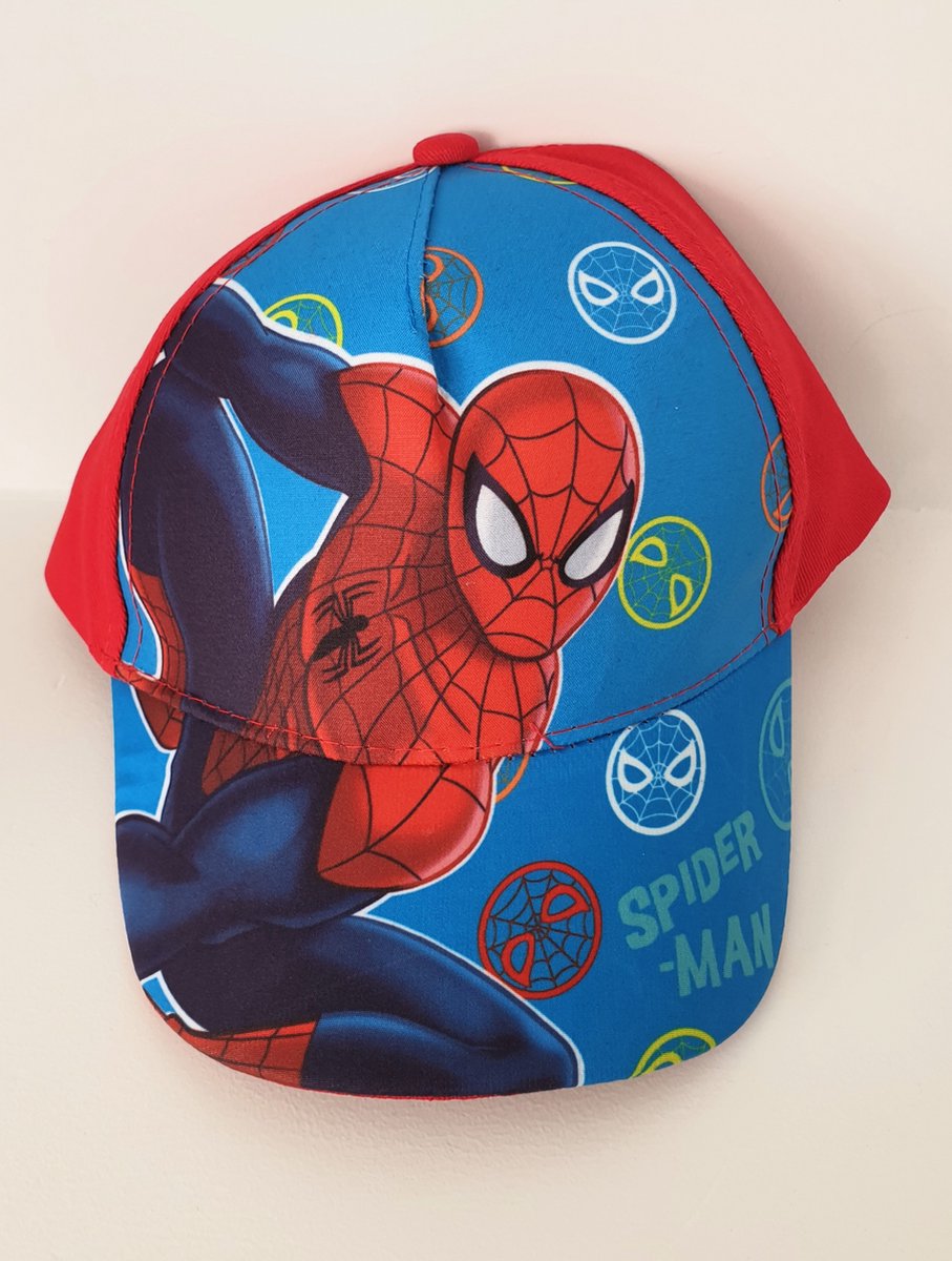 Spiderman Cap - Pet - Maat 54 cm