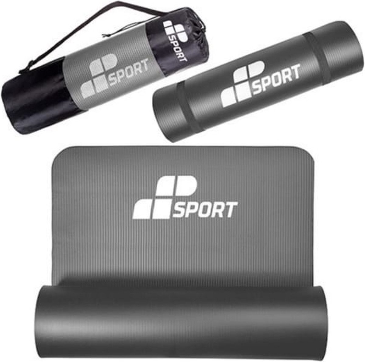 Mp Sport - Yogamat - 183x61x1cm - Grijs