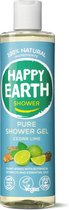 Happy Earth 100% Natuurlijke Douchegel Cedar Lime 300 ml