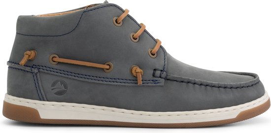 Travelin' Maenporth hoge zomerschoenen dames - leren Mocassins hoog