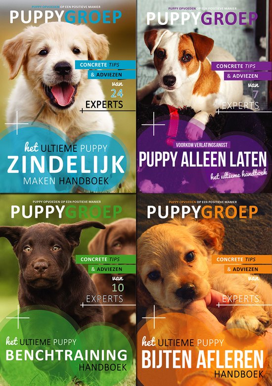 Puppy boeken van Puppygroep (4 boeken)
