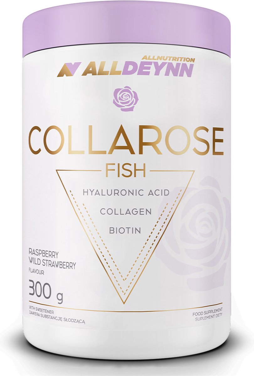 Goedkoopste Alldeynn | Collarose | Vis collageen | Orange | 300gr 50 servings | Hyaluronzuur | Biotin | Vrouwen | Supplement | Nutriworld