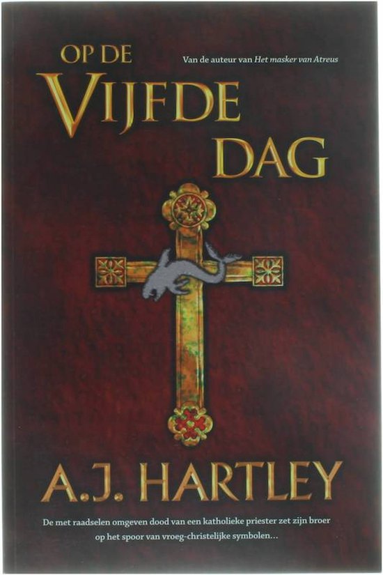 Cover van het boek 'Op de vijfde dag' van A.J. Hartley