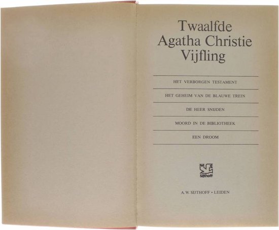 9789021800189 - Twaalfde agatha cristie vyfling