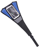 Zweetdoek voor Fietstrainer met Smartphone houder - zweetband - Tacx / Wahoo / Elite / CycleOps / Zwift - Blauw