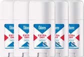 Bol.com Odorex Extra Dry Deodorant Stick - 5 Stuk - Zacht en Verzorgend - Zonder Parfum of Alcohol aanbieding