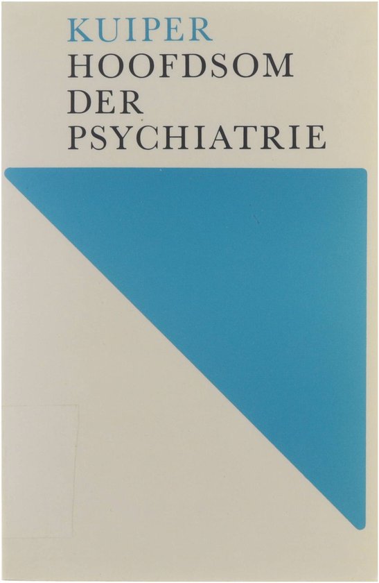 Kuiper - Hoofdsom der psychiatrie