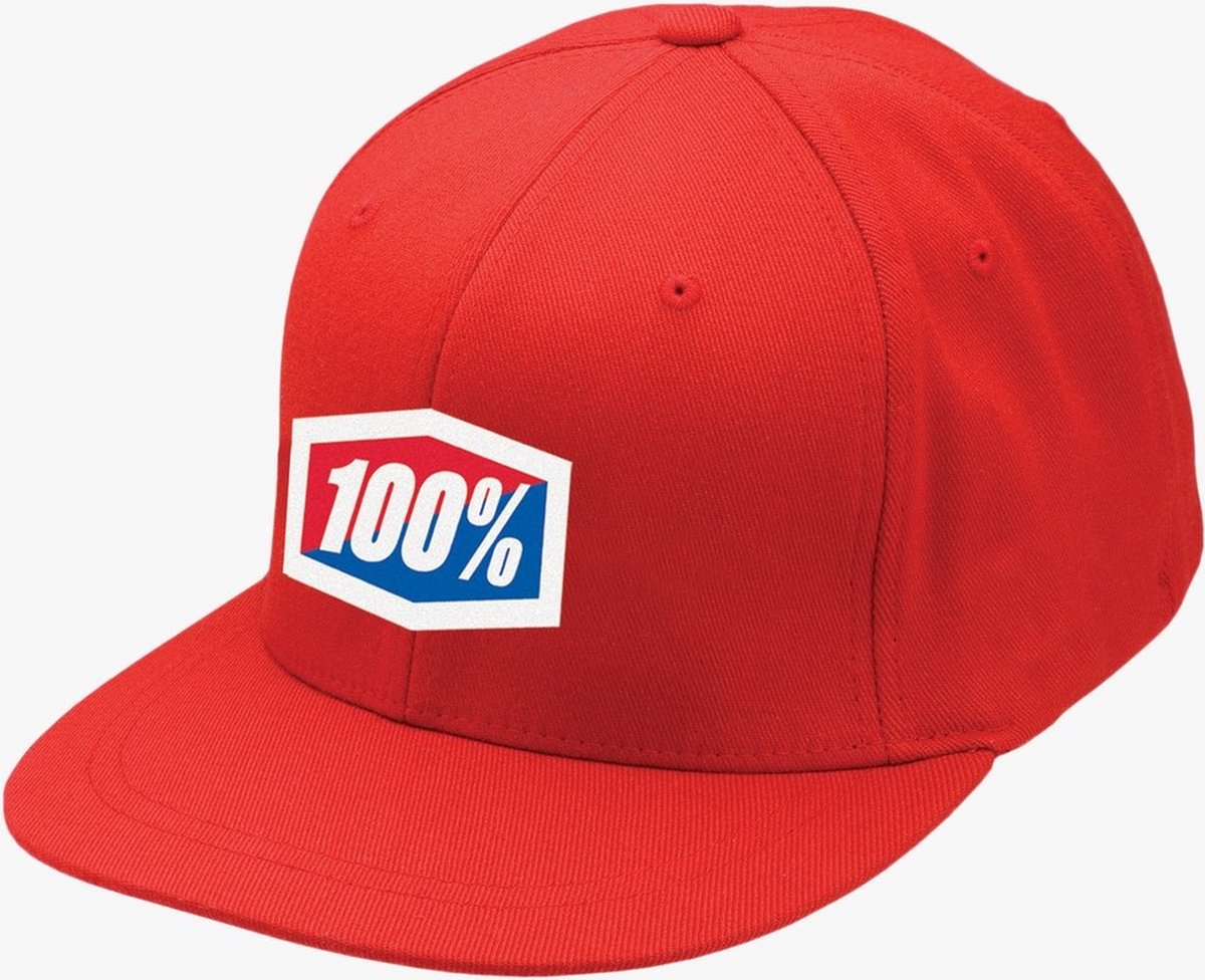 100% Essential J-Fit Cap, blauw Hoofdomtrek L/XL