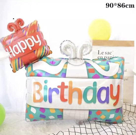 Happy Birthday Folie Ballon - Folie ballon - Cadeau Verpakking Verjaardag | bol.com