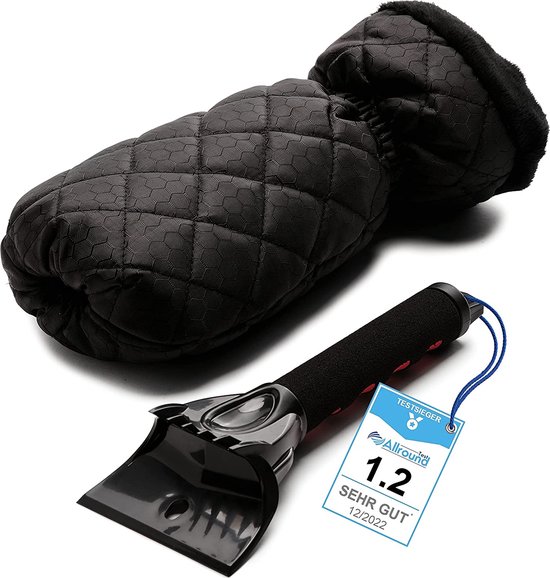 Lyvanas Grattoir à glace pour voiture, gants grattoir professionnel pour voiture, rencontrez le meilleur grattoir à glace pour voiture, efficacité maximale combinée à 100% de confort