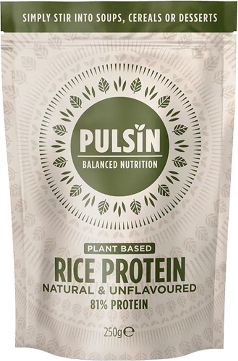 Pulsin | Protein Powder | Brown Rice | 1 x 250 gram