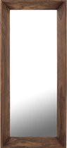 PTMD Chevar Brown miroir en bois de sheesham rectangle S