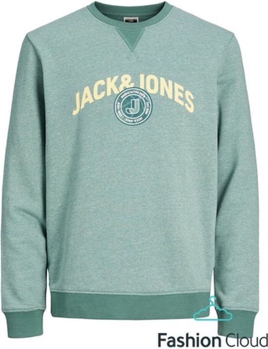 Jack & Jones Ounce Logo Sweat Crew Neck Trellis GROEN XL
