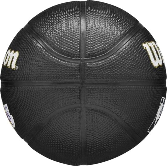 Wilson Team Tribute Los Angeles Lakers Mini Ball WZ4017601XB, Unisexe, Zwart, Basketball, Taille : 3