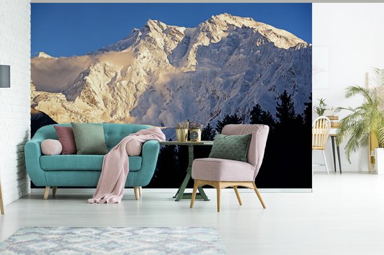 Avalanche sur Nanga Parbat fotobehang