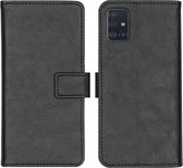 iMoshion Hoesje Geschikt voor Samsung Galaxy A51 Hoesje Met Pasjeshouder - iMoshion Luxe Bookcase - Zwart