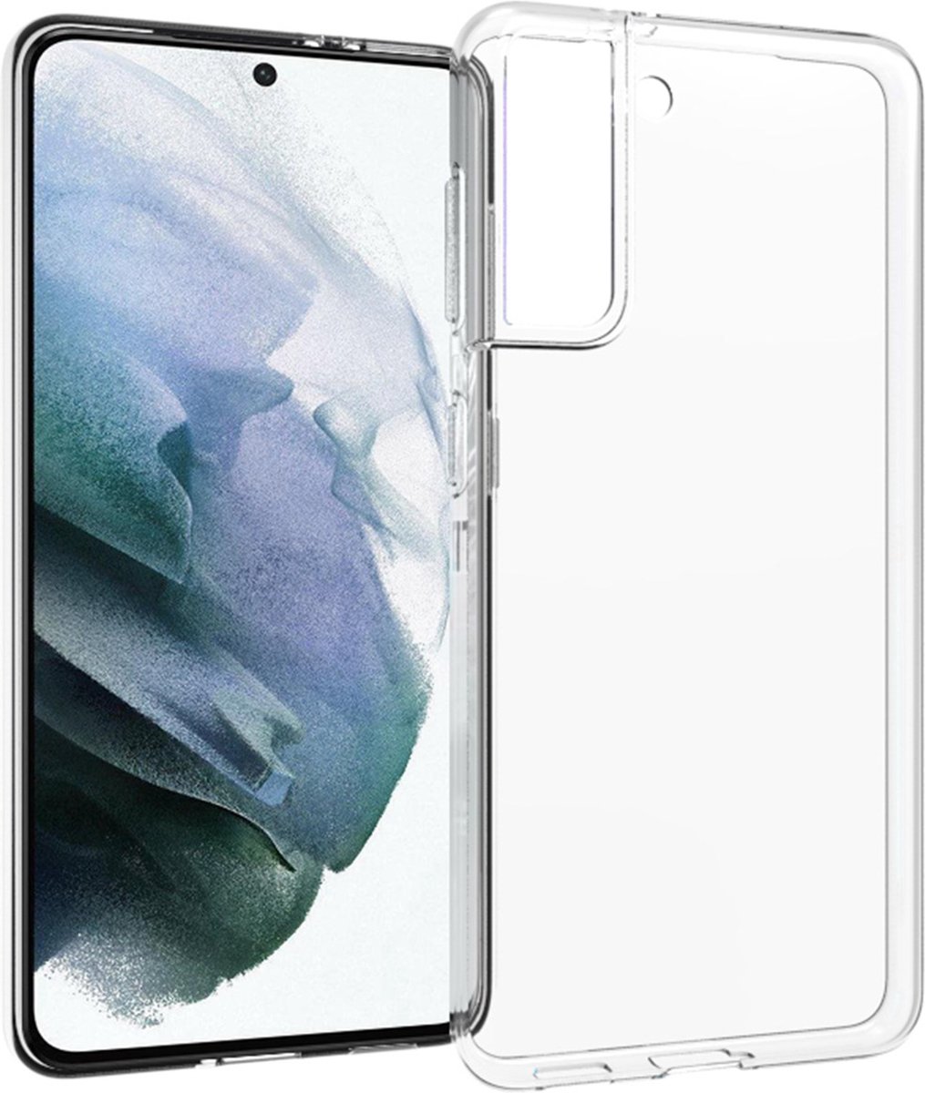 Accezz Hoesje Geschikt voor Samsung Galaxy S21 Hoesje Siliconen - Accezz Clear Backcover - Transparant