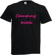 Grappig T-shirt - Campingbitch - vakantie - camping - maat 4XL