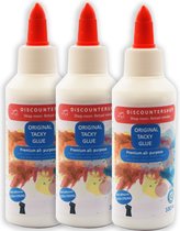 tacky glue lijm - Tacky lijm met inhoud van 100 ML - 3 stuks in de verpakking - 300 ML