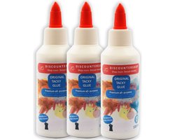 tacky glue lijm - Tacky lijm met inhoud van 100 ML - 3 stuks in de verpakking - 300 ML