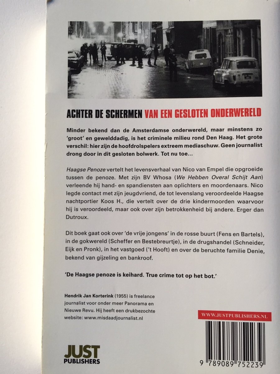 De Haagse penoze - back cover