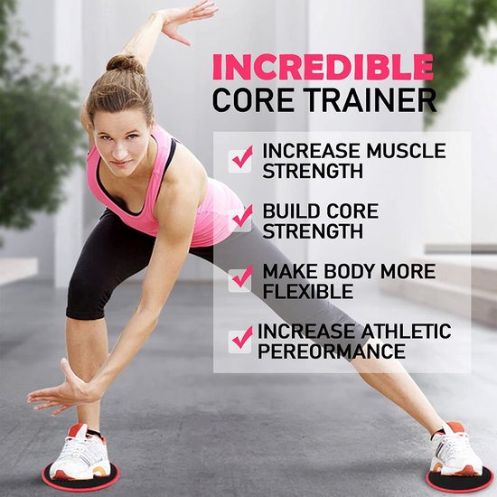 U Fit One Sliders Fitness Core sliders Sliding Pads Sliding Discs Core Trainer...