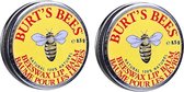BURT'S BEES - Lip Balm Tin Beeswax - 2 Pak