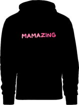 Grappige hoodie - trui met capuchon - Mamazing - amazing - mama - moeder - moederdag - mamadag - maat M