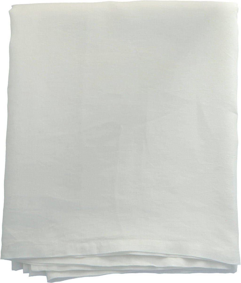 Tell me More - Tafellaken linnen bleached white 160x270cm - Tafellakens