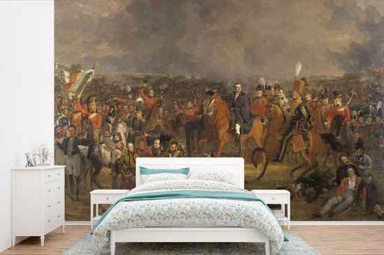 La bataille de Waterloo - Peinture de Jan Willem Pieneman photo papier peint vinyle 600x400 cm - Tirage photo sur papier peint