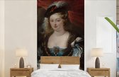 Behang - Fotobehang een vrouw - Schilderij van Peter Paul Rubens - Breedte 120 cm x hoogte 240 cm
