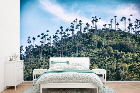 Papier peint Papier peint photo en vinyle - Berg aux arbres en Colombie largeur 420 cm x hauteur 280 cm - Tirage photo sur papier peint (disponible en 7 tailles)