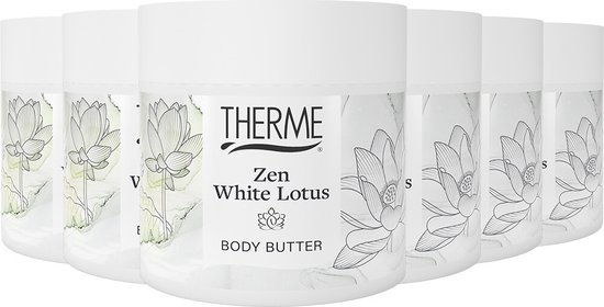 6x Therme Body Butter Zen White Lotus 225 gr