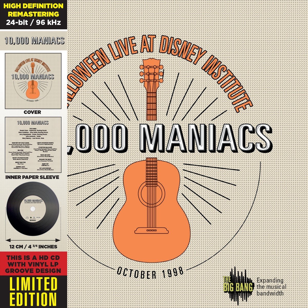 10,000 Maniacs - Halloween Live At Disney Institute (CD) (Limited Edition) (Remastered)