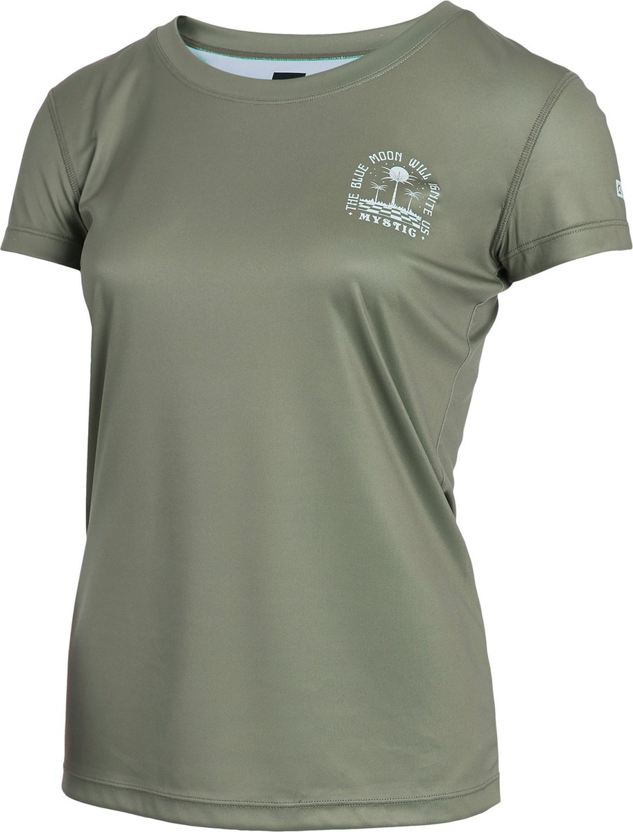 Mystic Ignite SS Quickdry Women - 2022 - Olive Green - S