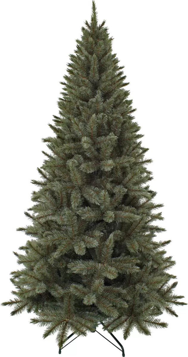 Triumph Tree - Kunstkerstboom Forest Frosted Slim - Blauw - 230cm
