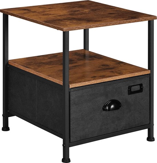 Industriële console tafel met USB-oplaadstation - 160 cm smalle