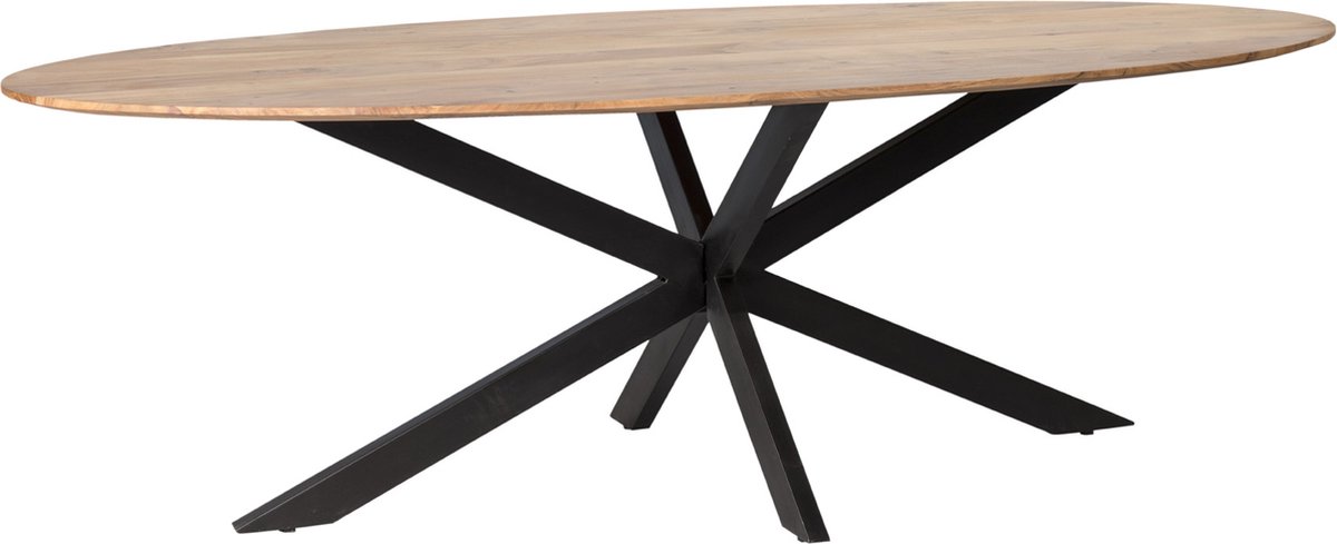 Livingfurn Eetkamertafel Oslo - Acasia Hout - 180cm - Bruin