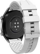 Strap-it Smartwatch bandje 22mm - extreme siliconen horlogeband geschikt voor Samsung Galaxy Watch 1 46mm / Galaxy Watch 3 45mm / Gear S3 Classic & Frontier - Amazfit GTR 47mm / GTR 2 / GTR 3 & 3 Pro / GTR 4 - OnePlus Watch - wit