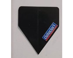 Dart Flights - 10 sets (30 stuks) - 75 micron - Delta Flights - zwart