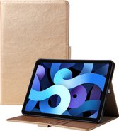 Phreeze Tablethoes - Geschikt voor iPad Air 5 2022 Hoes - 10.9 Inch - Luxe Lederen Hoesje - Ingebouwde Standaard met Kaarthouders - Hoesje met Magnetische Sluiting - Beschermhoes - Goud