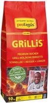 Bol.com Profagus Grillis BBQ Briketten PEFC Beuken - Hoge kwaliteit houtskoolbriketten - Geur- en rookloos - 2 x 10 kg aanbieding