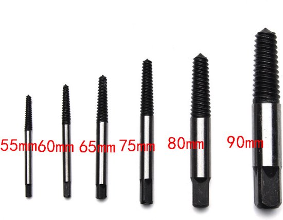 AKM Handslagschroevendraaier, 12-delige 1/2 inch schroefverwijderset