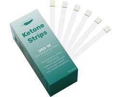 Ketonentest - 100 strips - Keto - Dieet - URS-1K - FDA Keurmerk - Ketose - Urine - Test - Strips - Meter - Ketonen