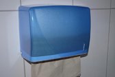 Papieren handdoekjes dispenser - blauw - voordeel - papierenhanddoekjes - geschikt voor C en V gevouwen handdoekjes - dispenser - spender 200