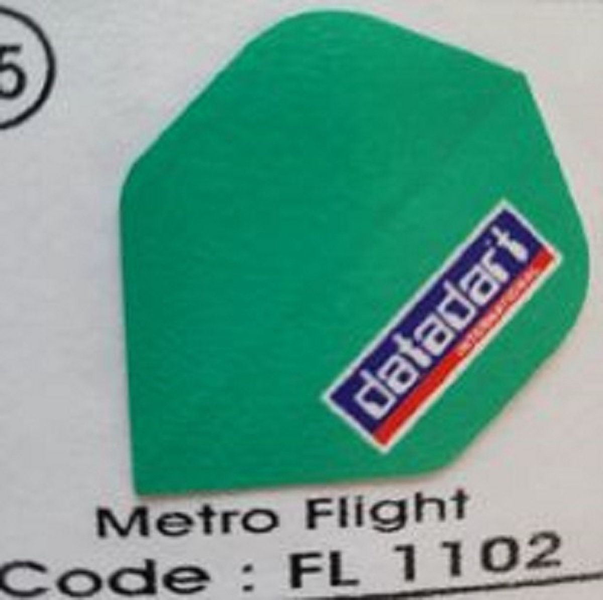Dart Flights - 10 sets (30 stuks) - 75 micron - metro Flights Groen