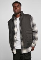 Urban Classics - Clean Puffer Mouwloos jacket - XL - Zwart